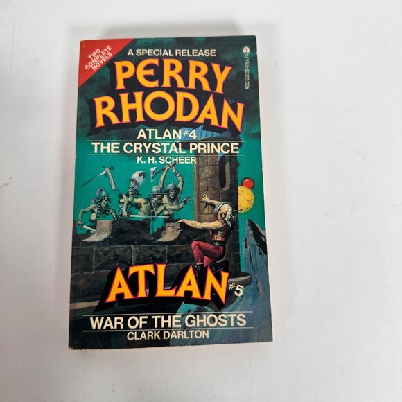 Perry Rhodan & Atlan Lot of 5 Books (7 Stories) Ace Sci-Fi Space Opera Vintage - Picture 14 of 16